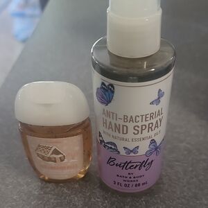 Butterfly by Bath & Body Works Anti-Bacterial Hand Spray - Purple and White